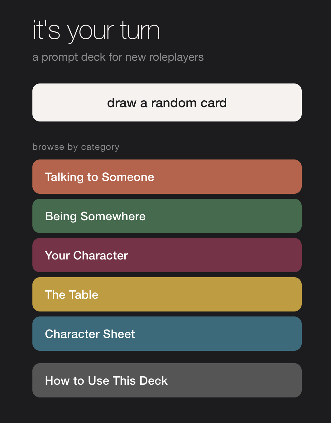 It's Your Turn app screenshot